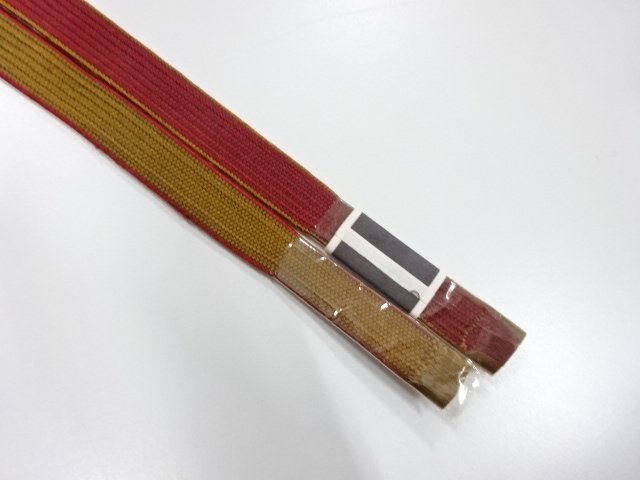  未使用品　正絹　帯留め用　手組四分紐